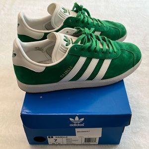 Men’s Adidas Gazelle Green Sneakers